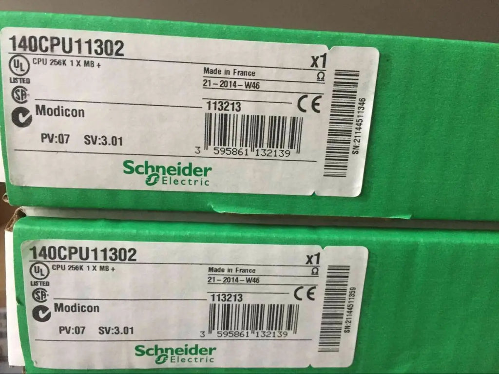New  Schneider  140CPU11302  CPU 256K  free shipping