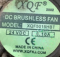 1pc fan new XQF5015HBT 24V 0.10A 0.13A 505015