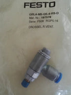 GRLA-M5-QS-6-RS-D 197578 1PCS NEW FESTO way throttle free ship