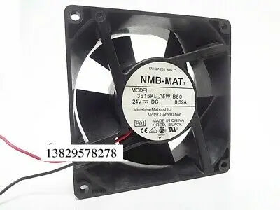 1pc new NMB 3615KL-05W-B50 24V 9038 0.32A 9cm ABB