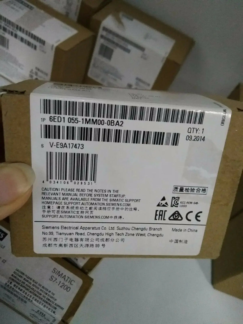 New  Siemens 6ED1055-1MM00-0BA2  6ED1 055-1MM00-0BA2  free shipping