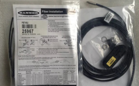 PBT46U 1PC New BANNER fiber optic cable free shipping