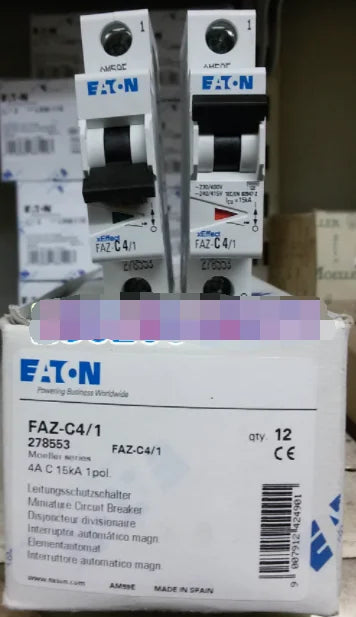 1PC NEW EATON MOELLER FAZ-C4/1 4A 1P free shipping