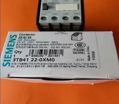 3TB4122-0XQ0 1PC New SIEMENS Contactor