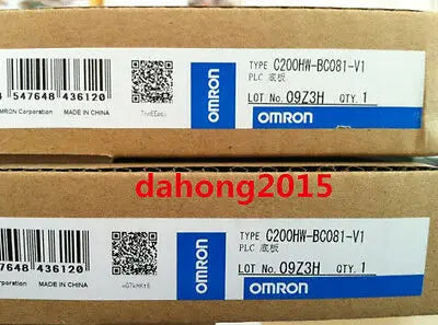 New In Box Omron PLC C200HW-BC081-V1 C200HWBC081V1