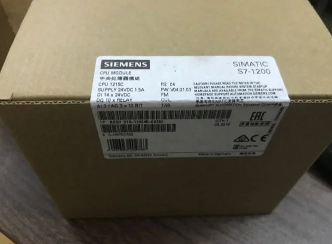 6ES7 215-1HG40-0XB0 6ES7215-1HG40-0XB0 1PC NEW SIEMENS free shipping