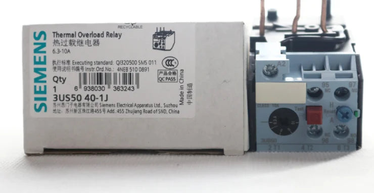 1pc      Siemens  3US5040-1J  6.3-10A  Thermal  relay   free shipping
