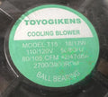 1pc new fan TOYO T15 18/17W 110/120V 120*120*38 freeship