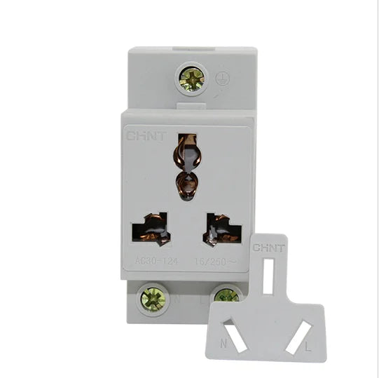 New  CHNT  AC30-124 16A  AC250V  Switch socket  free shipping