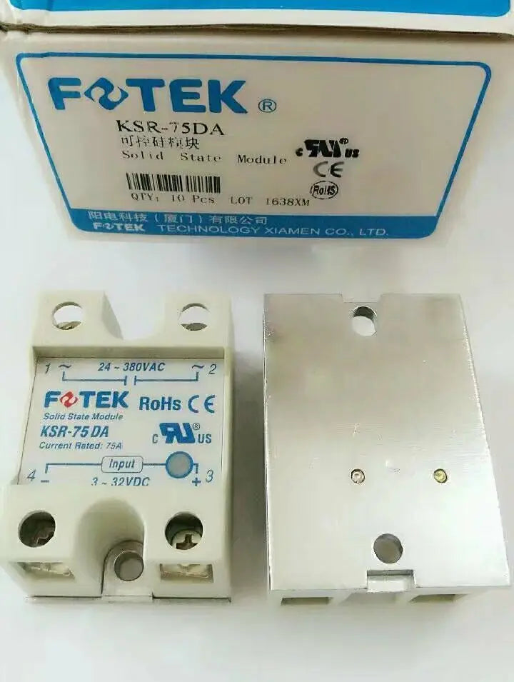 1pc FOTEK KSR-75DA Solid state relay free shipping