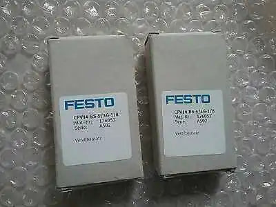 New In Box FESTO solenoid valve CPV14-BS-5 / 3G-1/8 CPV14BS5 / 3G1/8 176057