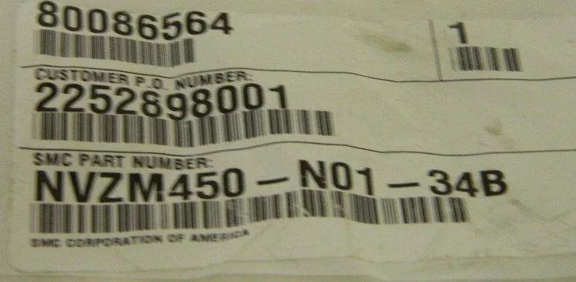 New   SMC  NVZM450-N01-34B  free shipping
