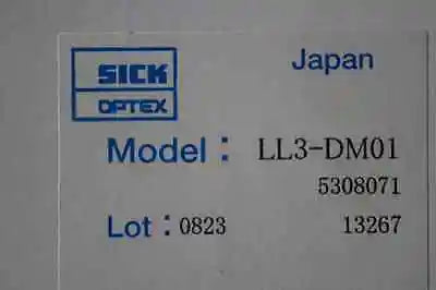 LL3-DM01 1PC New SICK-precision coaxial fiber optic sensor free shipping