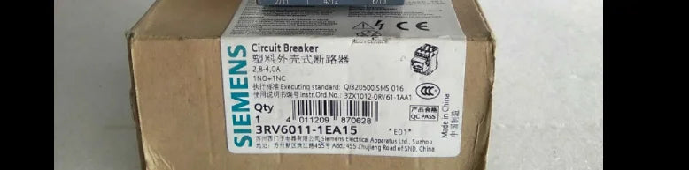 1pc      Siemens  3RV6011-1EA15  2.8-4A   circuit breaker   free shipping