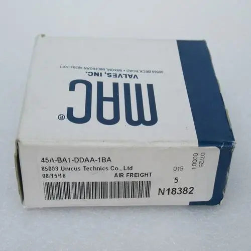 New  MAC 45A-BA1-DDAA-1BA Solenoid Valve  free shipping
