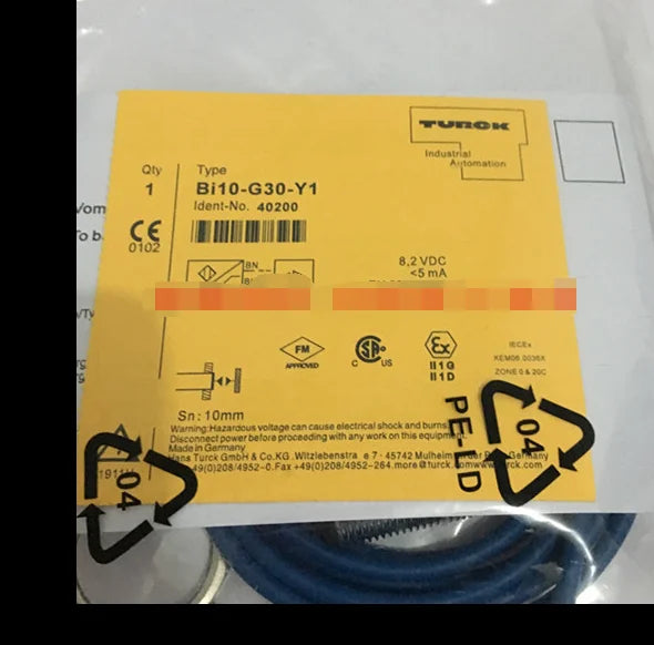 New TURCK BI10-G30-Y1X sensor free shipping