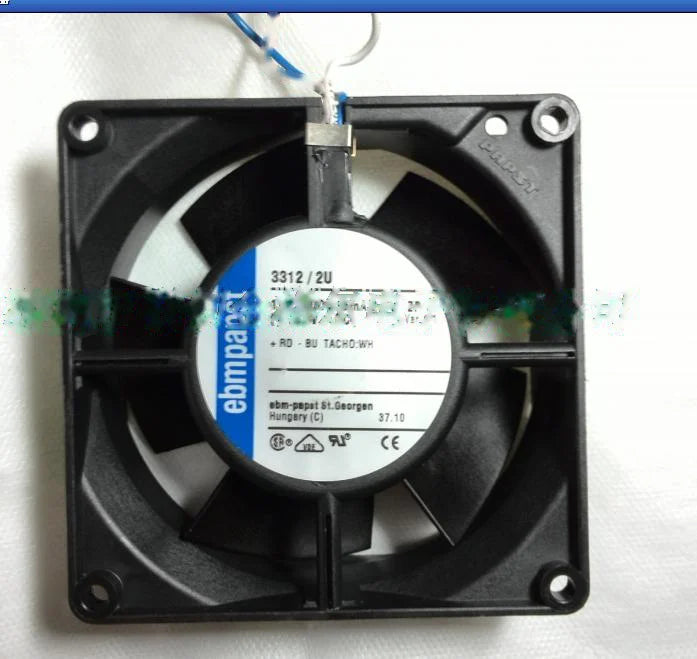 1pc new fan 3312/2U ebmpapst 12V 2.6W 92*92*32MM freeship