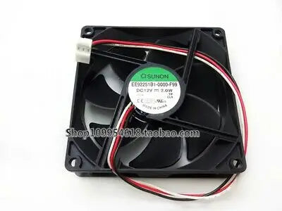 1pc new SUNON EE92251B1-0000-F99 9025 12V 2.0W 9CM