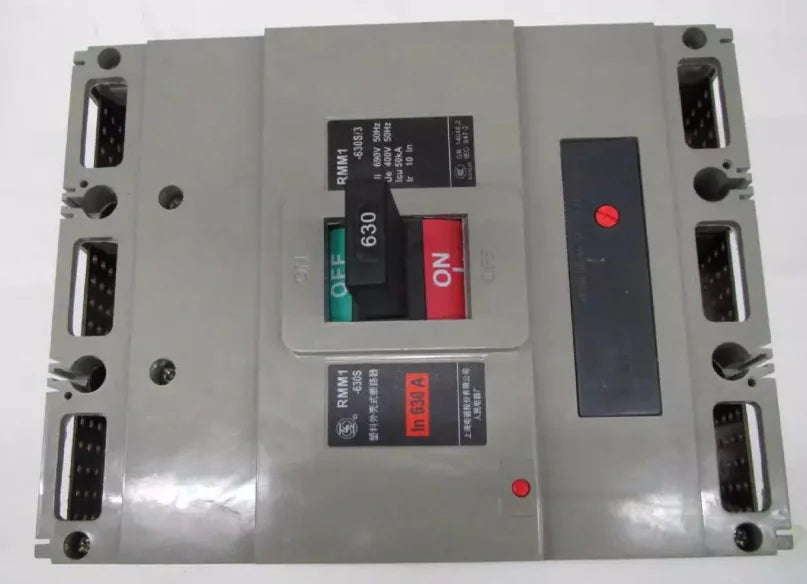 New SHANGHAIRENMIN RMM1-630S/3 3P 630A circuit breaker free shipping