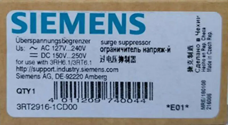 1PC  NEW   SIEMENS   3RT2916-1CD00   free shipping