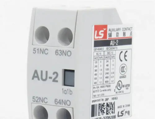 New LS AU-2 contactor 1 open 1 close auxiliary contacts free shipping