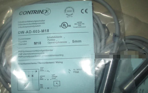 DW-AD-603-M18 DWAD603M18 1PCS NEW Contrinex Proximity Switch free ship