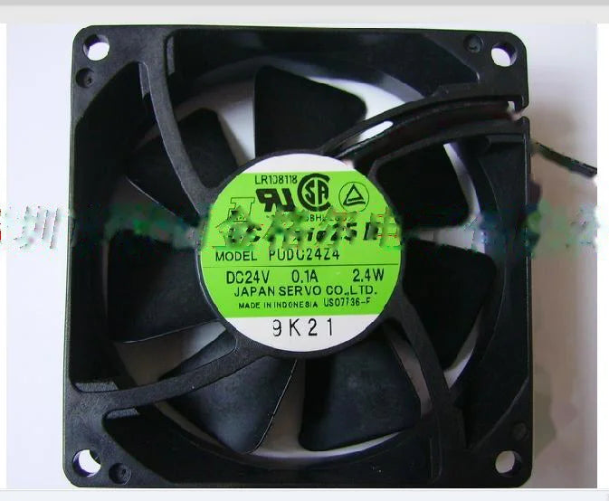 1pc new fan PUDC24Z4 DC24V 0.1A 2.4W 80*80*25 freeship