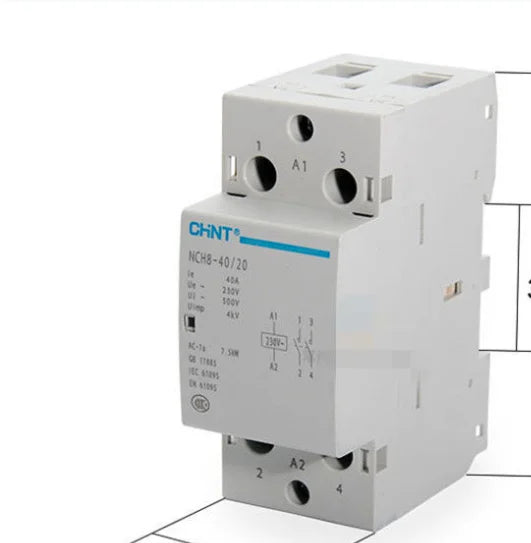 New  CHNT AC contactor  NCH8-40/20 40A 2P  220V   free shipping