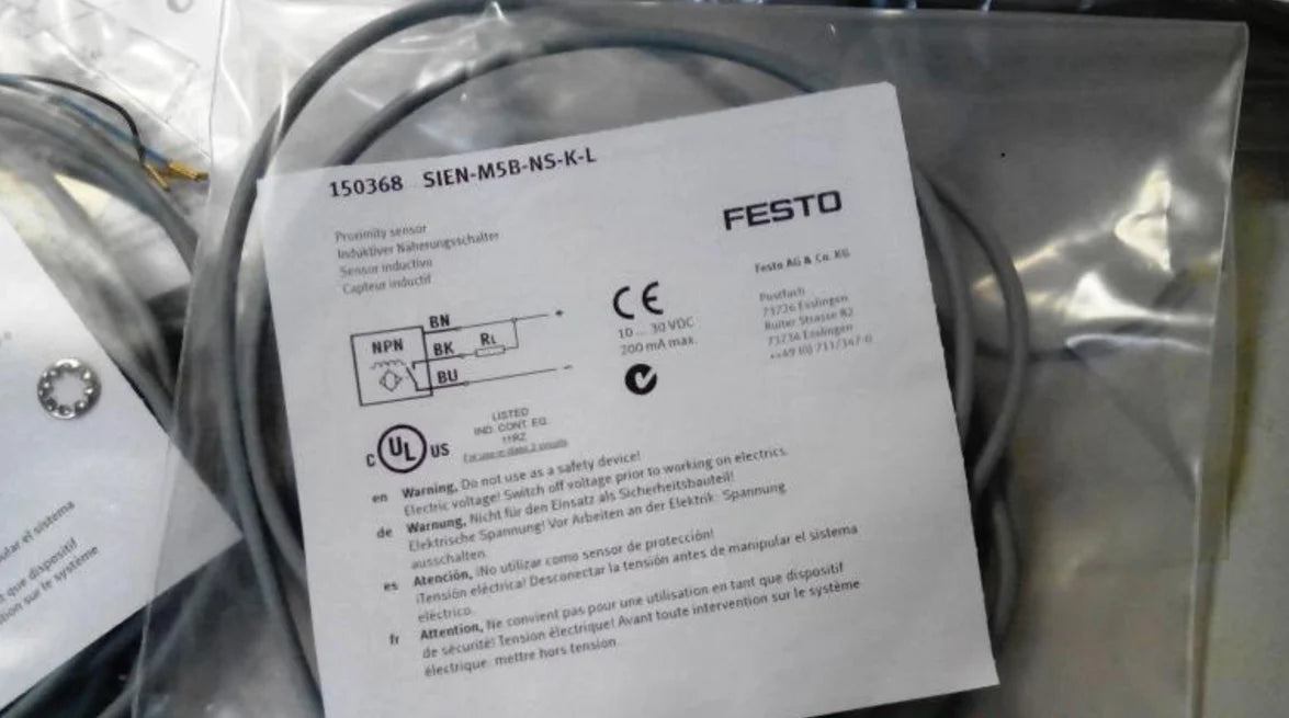 SIEN-M8B-NS-K-L SIENM8BNSKL 150384 FESTO PROXIMITY SENSOR SWITCH NEW