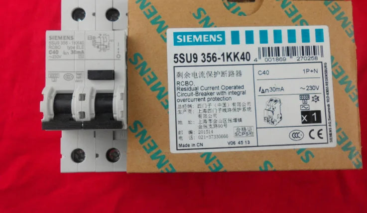 1pc      Siemens  5SU9356-1KK40  1P+N  40A  circuit  breaker  free shipping