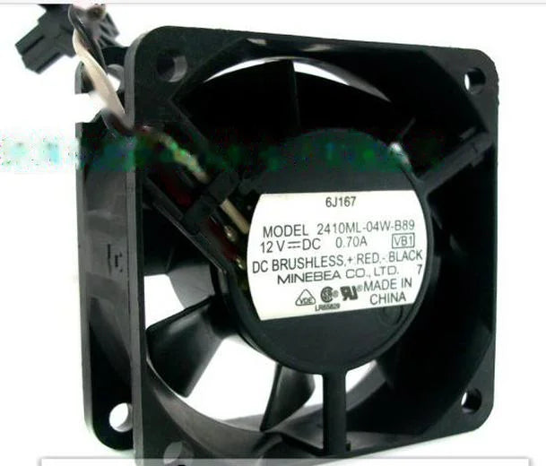 1pc new fan 2410ML-04W-B89 12V 0.70A NMB 60*60*25 freeship