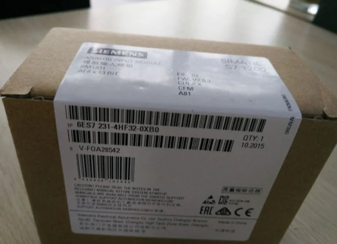 6ES7 231-4HF32-0XB0 6ES7231-4HF32-0XB0 1PCS NEW Siemens PLC module free ship
