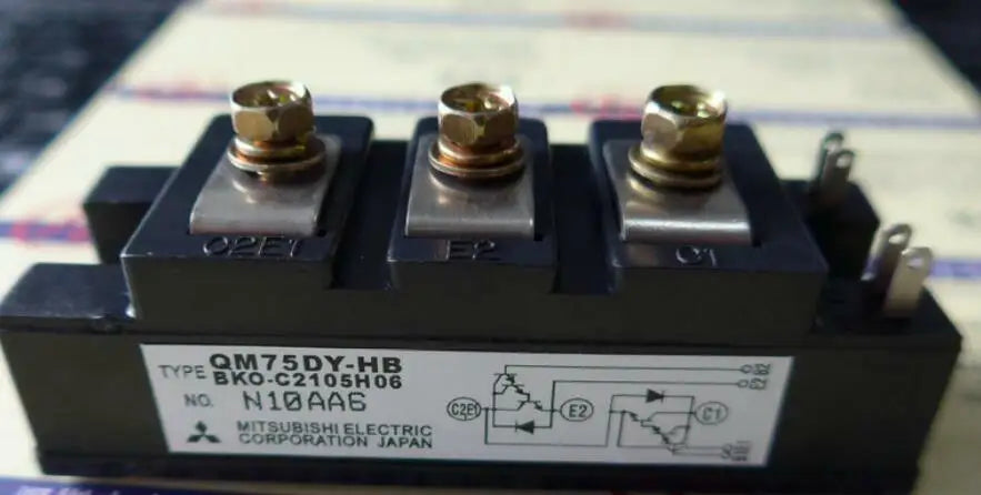 NEW MITSUBISHI 1PCS QM75DY-HB QM75DYHB MOSFET Free shipping
