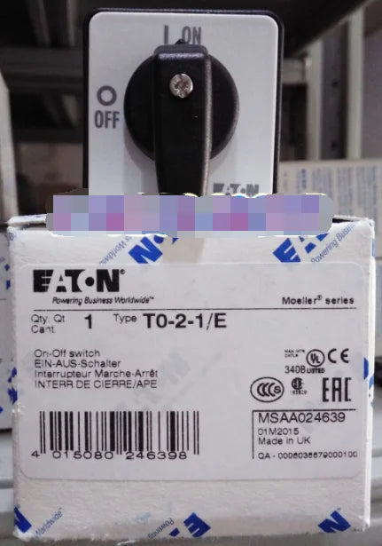 1PC  NEW   EATON  MOELLER  T0-2-1/E   free shipping