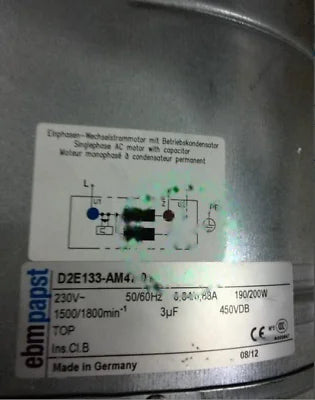 1pc fan new D2E133-AM47-01 D2E133-AM47-01/A03 230V ebmpapst