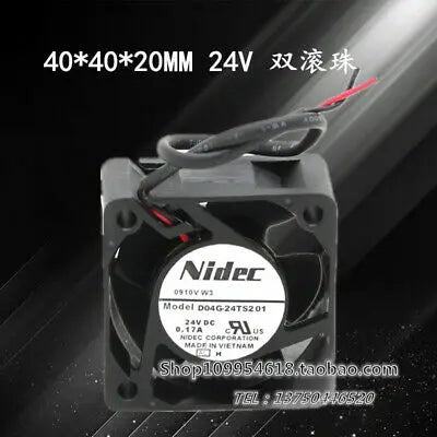 1pc new NIDEC D04G-24TS2 01 24V 0.17A 4CM 4020