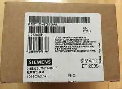 6ES7132-4BD02-0AA0 6ES7 132-4BD02-0AA0 1PC New Siemens Digital Output Module