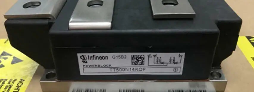 1PCS TT500N14KOF Thyristor PCT Module 1.4KV 17KA 7-Pin PB60 NEW