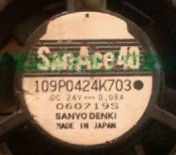 1pc new fan 109P0424K703 DC24V 0.08A SANYO 40*40*15 freeship