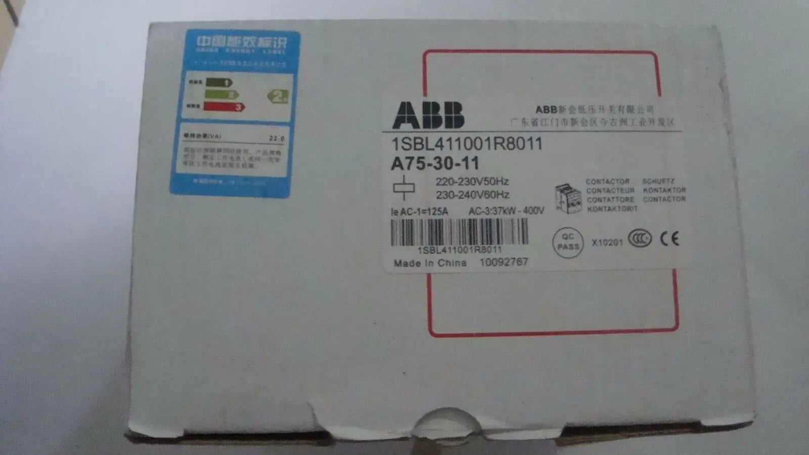 New ABB A75-30-11 Contactor free shipping