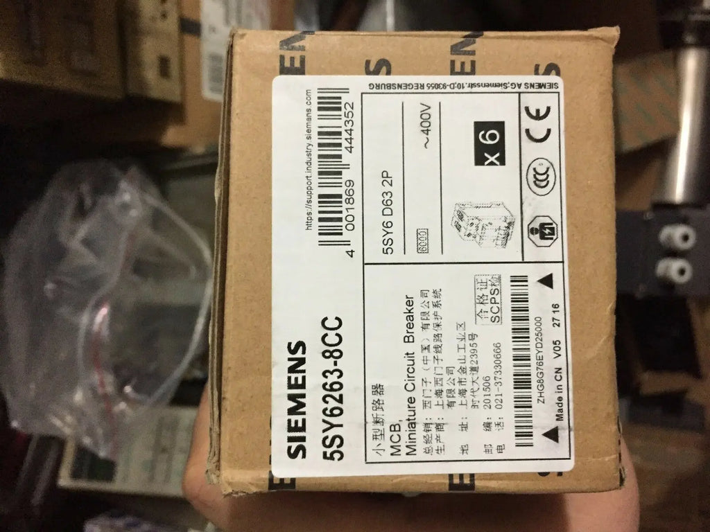 1pc      Siemens  5SY6263-8CC  2P  63A   circuit breaker   free shipping