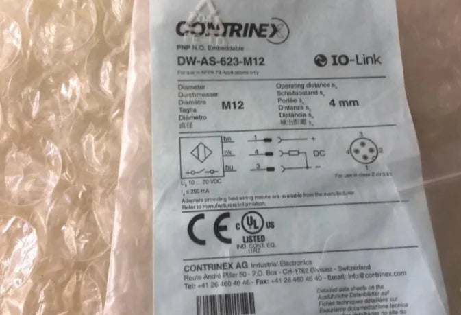 DW-AS-623-M12 DWAS623M12 1 PCS New Contrinex Proximity Switch free ship