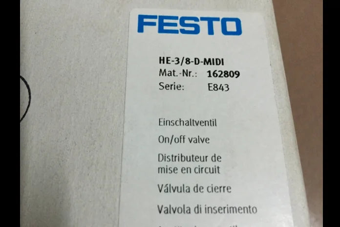 1PC NEW FESTO HE-3/8-D-MIDI 162809 free shipping