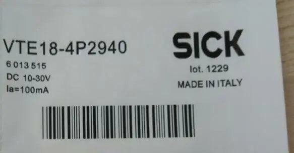VTE18-4P2940 VTE184P2940 SICK NEW IN BOX free shipping