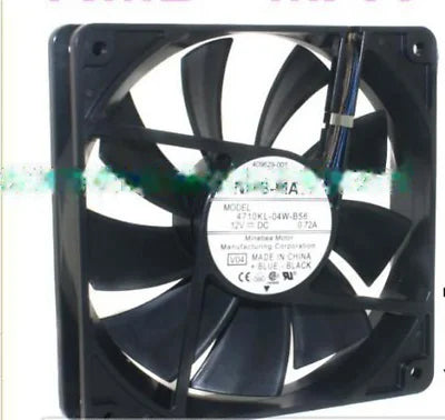 1pc fan new NMB 4710KL-04W-B56 12V 0.72A 12012025MM PWM