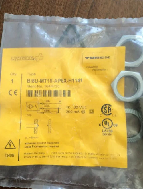Bi8U-MT18-AP6X-H1141 NEW Turck Proximity Sensor free shipping