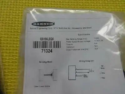 Banner QS186LEQ5 NEW
