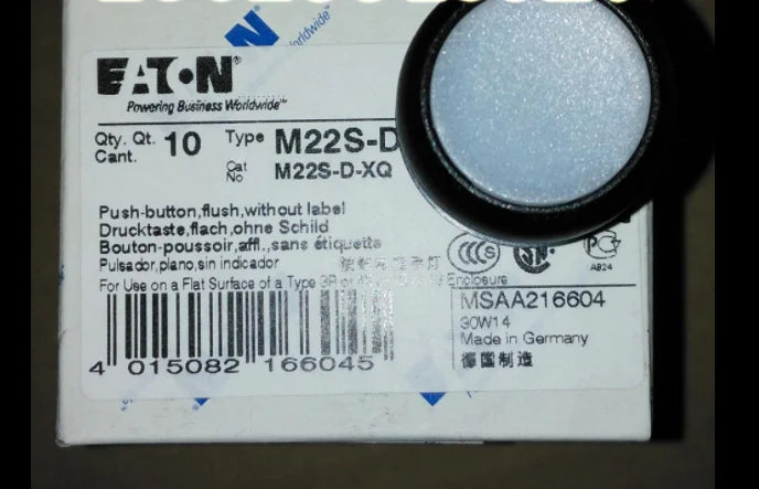 1PC  NEW   EATON  MOELLER  M22S-DL-W   free shipping