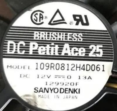 1pc fan new 109R0812G402 109R0812H402 109R0812H4D061 SANYO