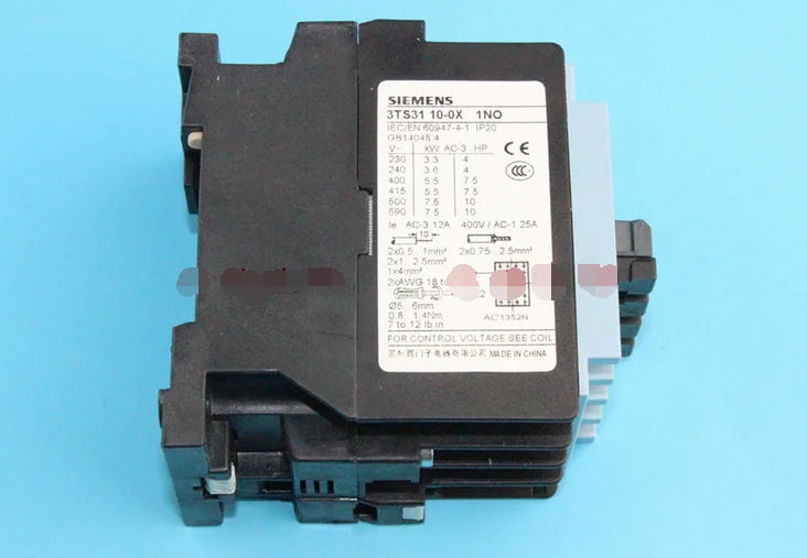 1pc     Siemens  3TS3110-0XM0  3TS3110-0X  12A  220V Ac contact  free shipping